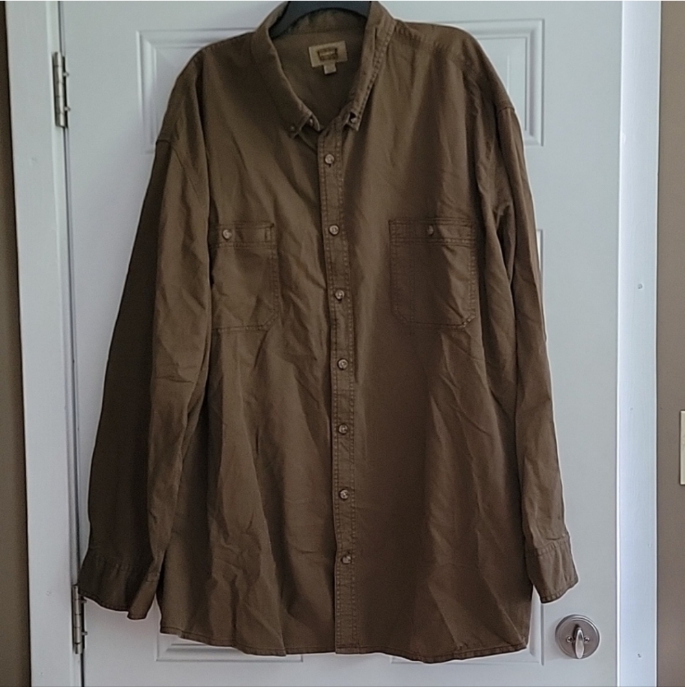 Foundary Supply 100% Cotton Button Down Long Sleeve Shirt